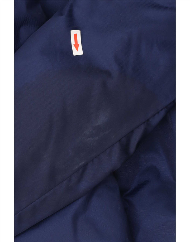 Adidas drenge hættejakke vindjakke 13-14 år marineblå polyester