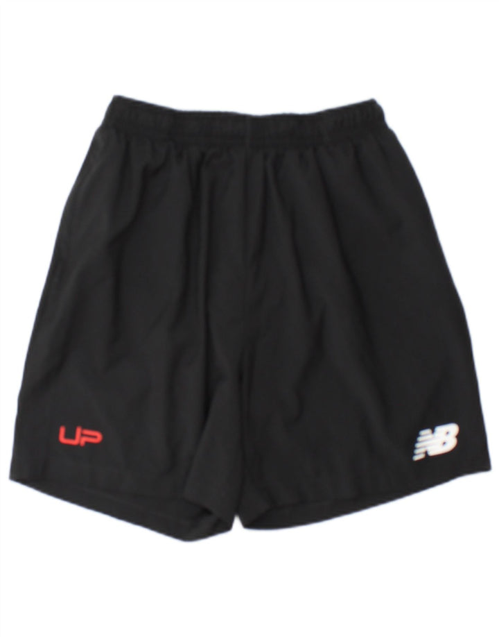 New Balance Herre grafiske sportsshorts store sorte polyester