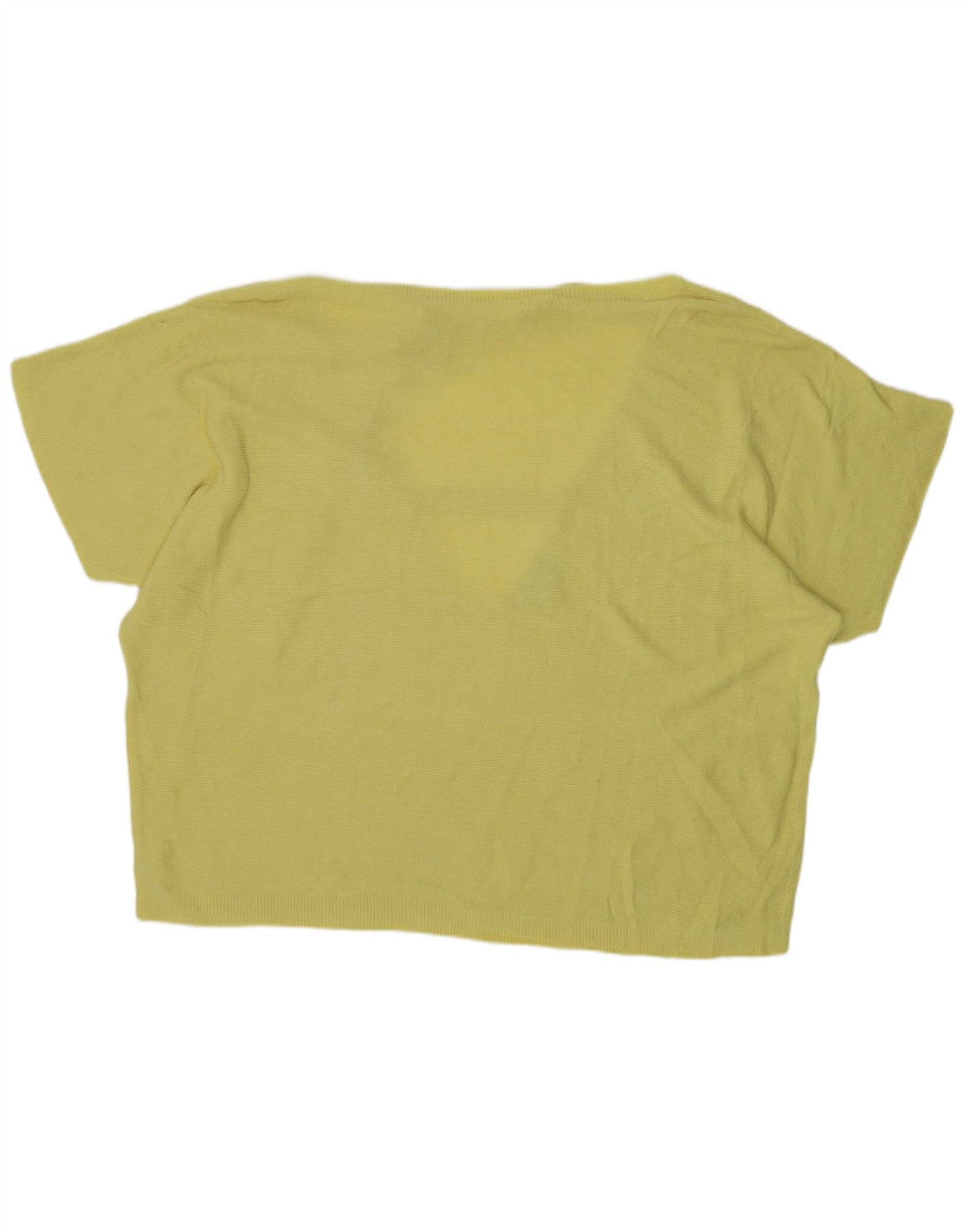 Oasis Dame Oversized Bluse Top UK 16 Stor Gul Akryl