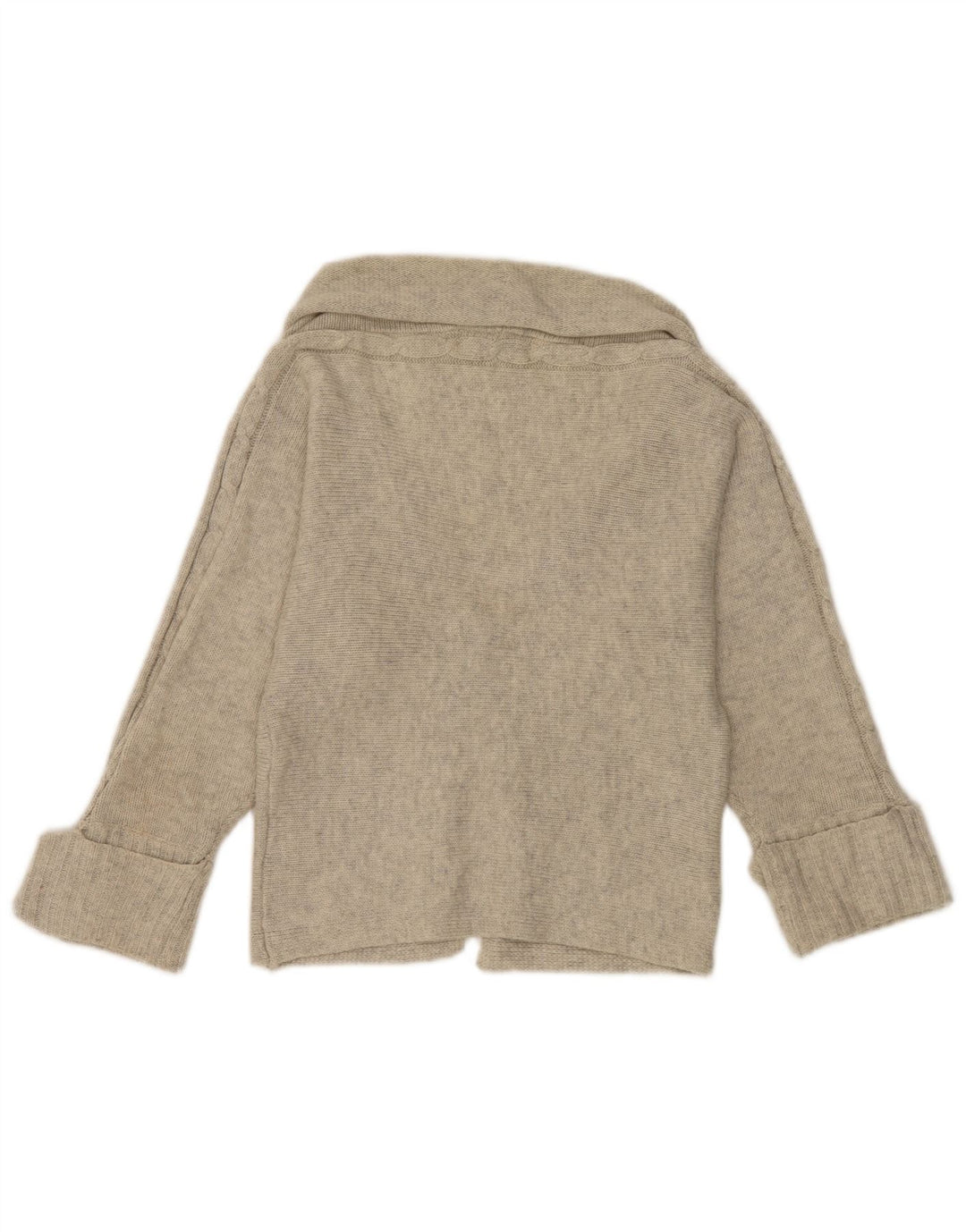 Zara Bolero Jumper UK 12 Medium Grey Flecked
