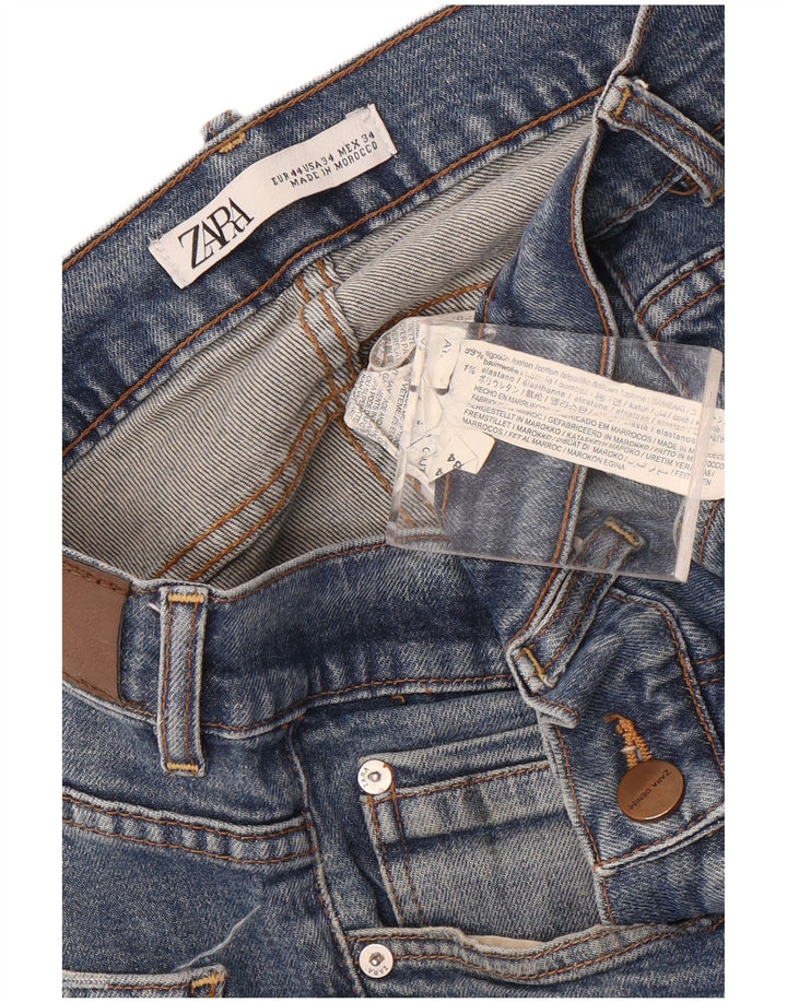 Zara Herre Slim Jeans EU 44 Large W34 L31 Blå Bomuld
