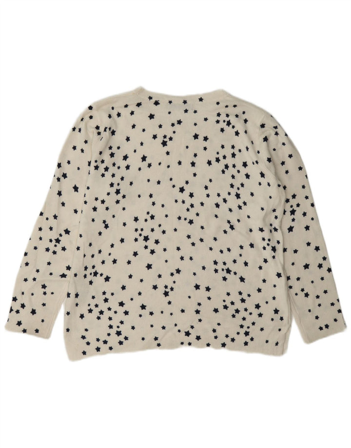 Marks & Spencer Dame sweater med rund hals DK 16 Stor Off White