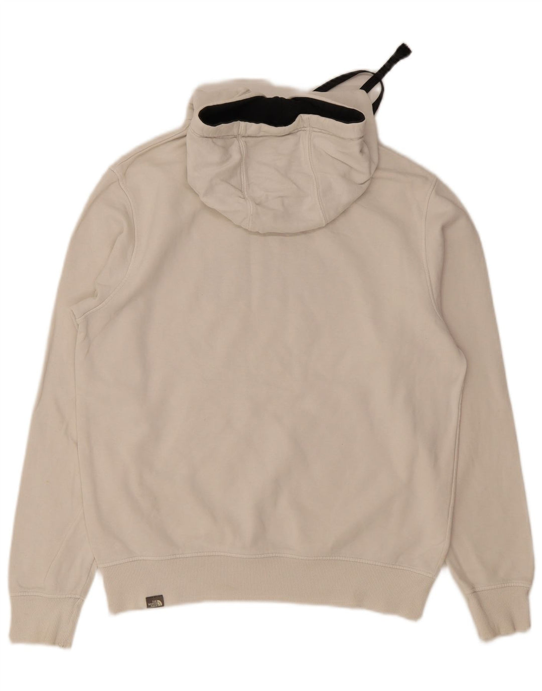 The North Face Herre Grafisk Hoodie Jumper Medium Hvid Bomuld