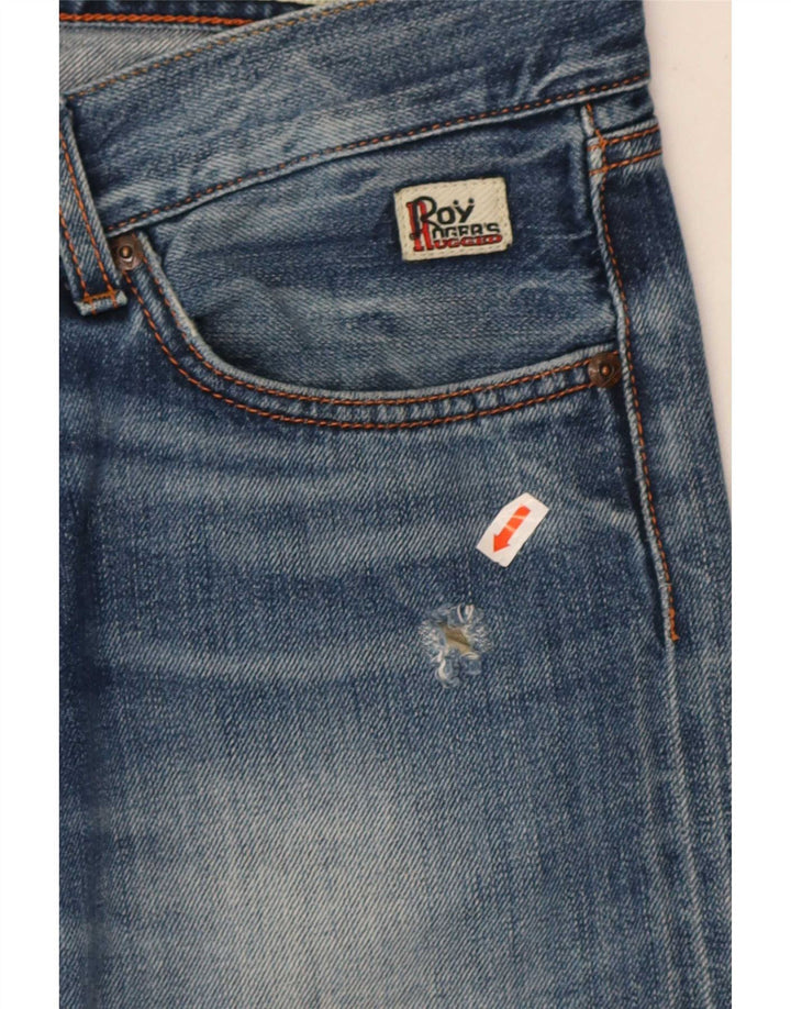 Roy Rogers Herre Slim Jeans IT 47 Medium W33 L33 Blå Bomuld