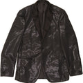 ANGELO LITRICO Mens Slim Fit 1 Button Blazer Jacket UK 38 Medium Black Vintage Angelo Litrico and Second-Hand Angelo Litrico from Messina Hembry 