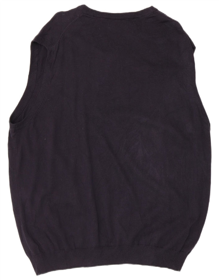 CHAPS Vest Tank Top XL Marineblå Bomuld