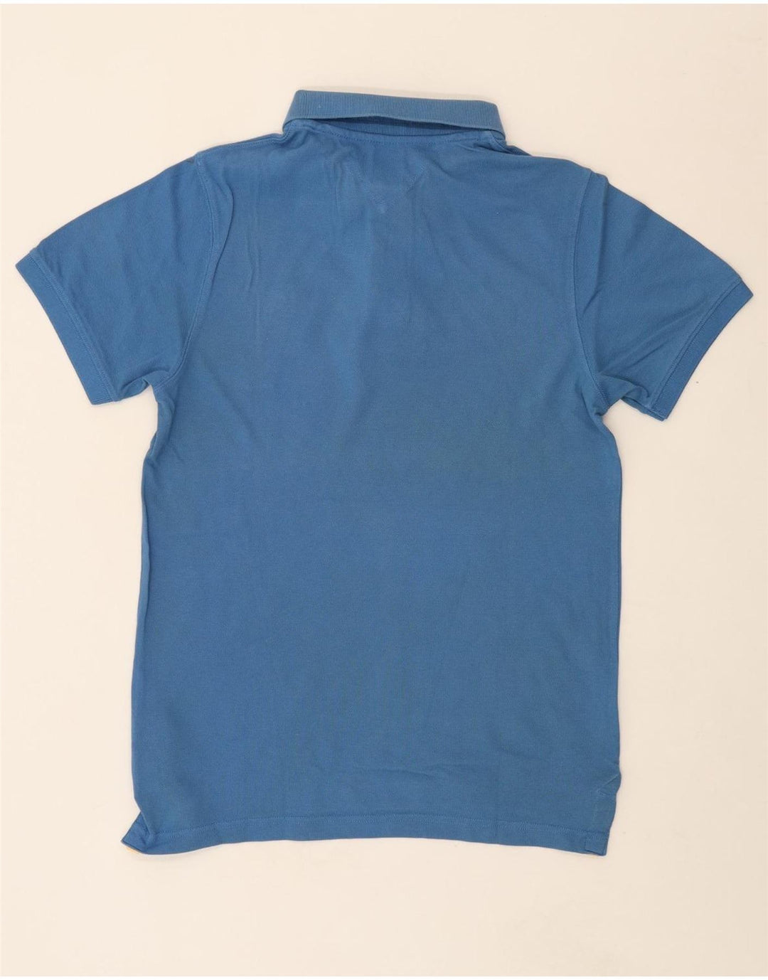 HILFIGER DENIM Mens Polo Shirt Large Blue Cotton Vintage Hilfiger Denim and Second-Hand Hilfiger Denim from Messina Hembry 