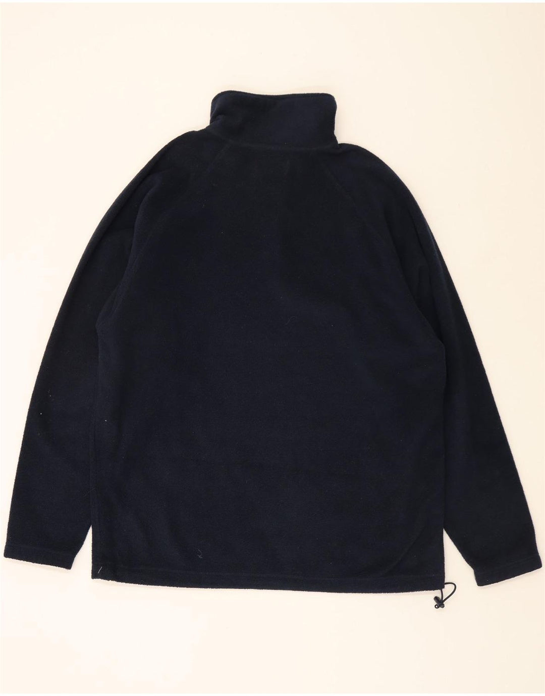 KAPPA Mens Zip Neck Fleece Jumper XL Navy Blue Polyester Vintage Kappa and Second-Hand Kappa from Messina Hembry 