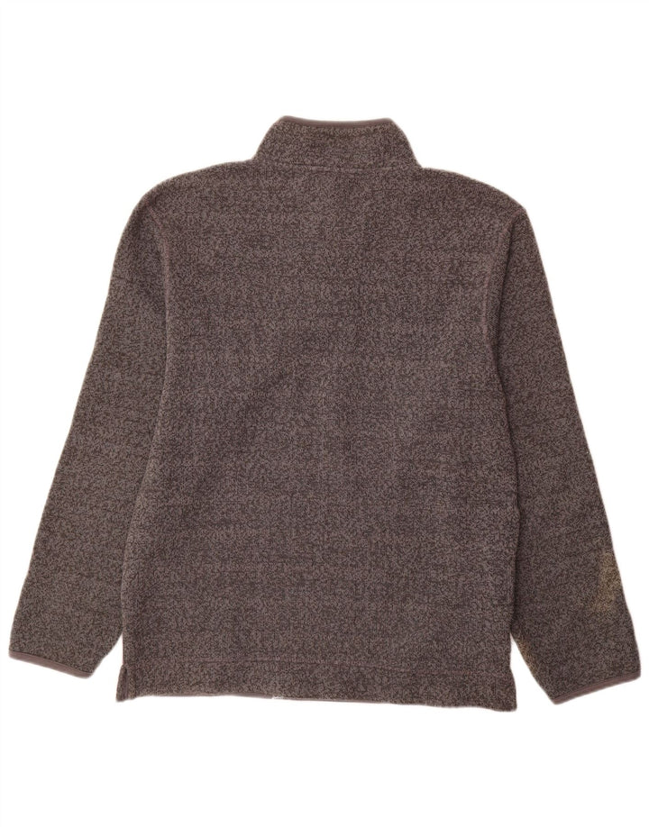 Weird Fish Herre Zip Neck Sweatshirt Jumper Medium Grå Polyester