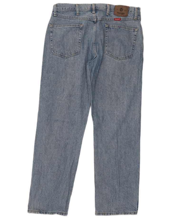 Wrangler Straight Jeans til mænd W36 L30 blå bomuld