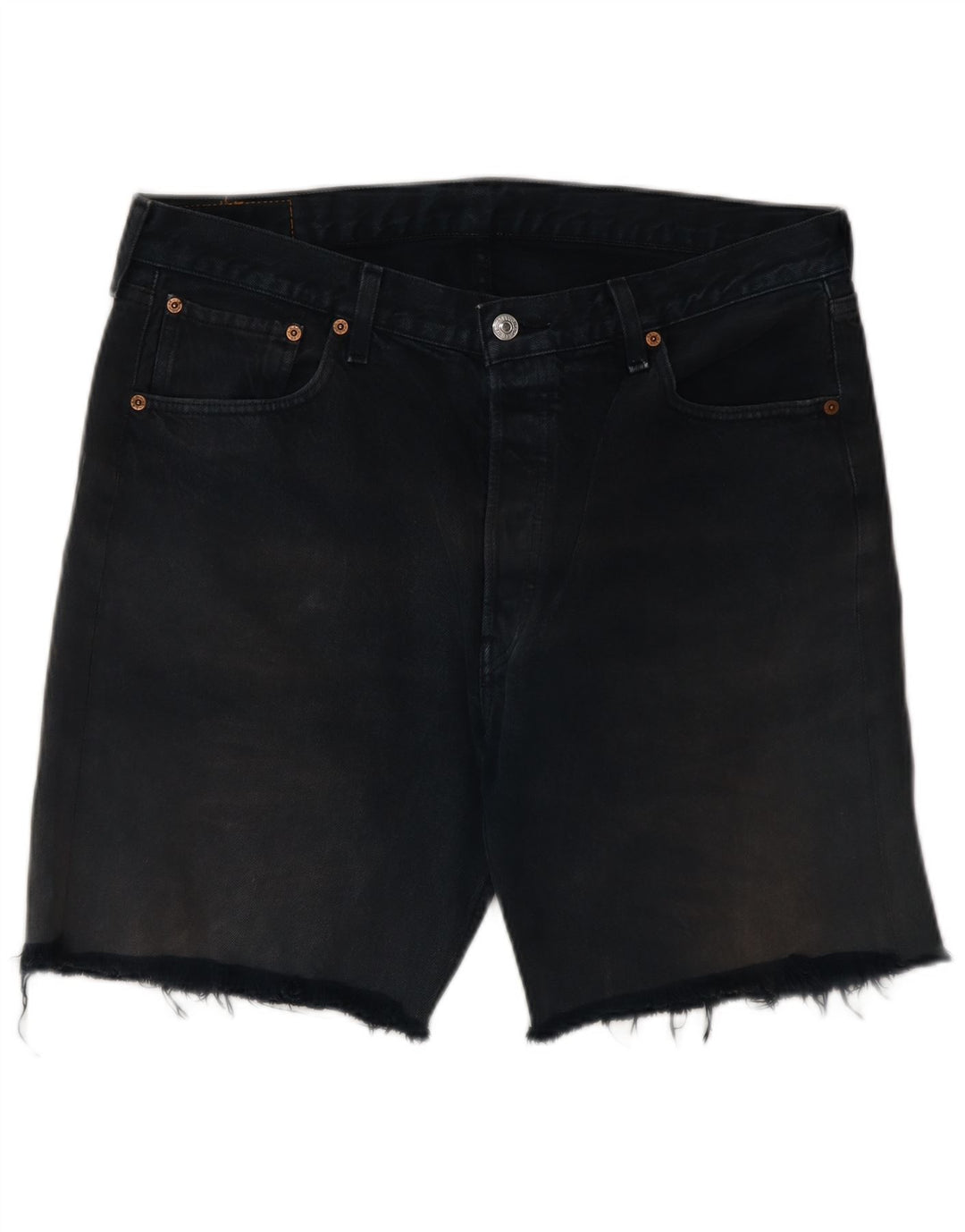 LEVI'S Herre 501 denimshorts W34 Stor marineblå bomuld