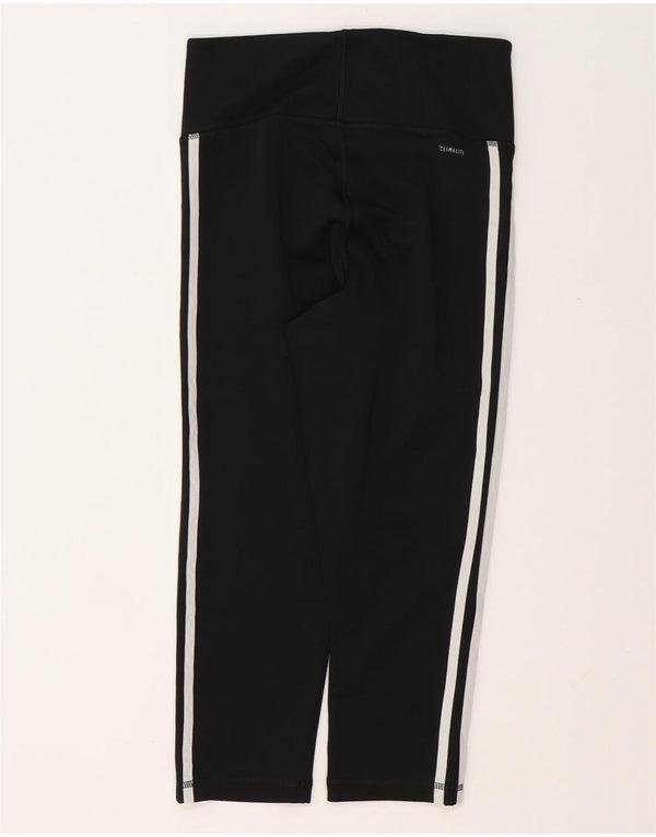 ADIDAS Dame Climalite Capri Leggings UK 8/10 Small Black