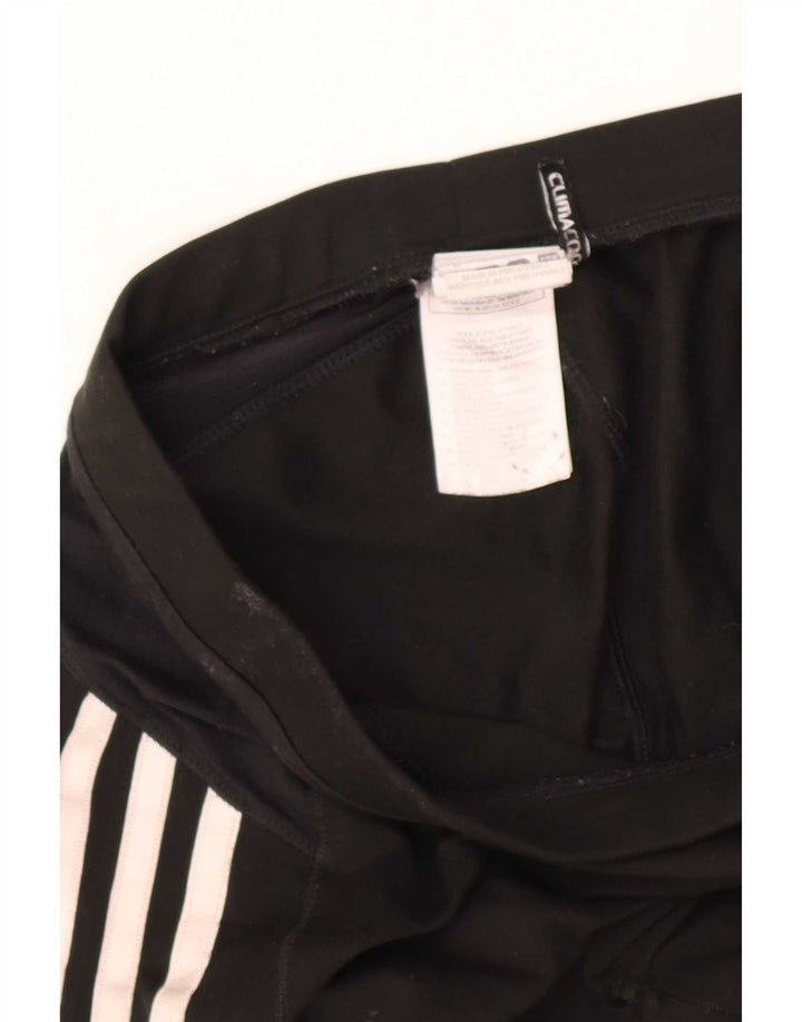 Adidas Womens Leggings UK 10 Small Black Polyester