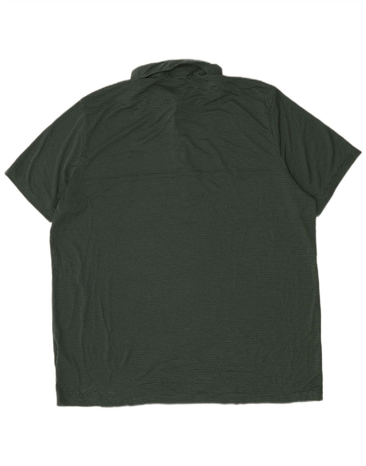 Adidas Polo Shirt til mænd 2XL Grøn Colourblock Polyester