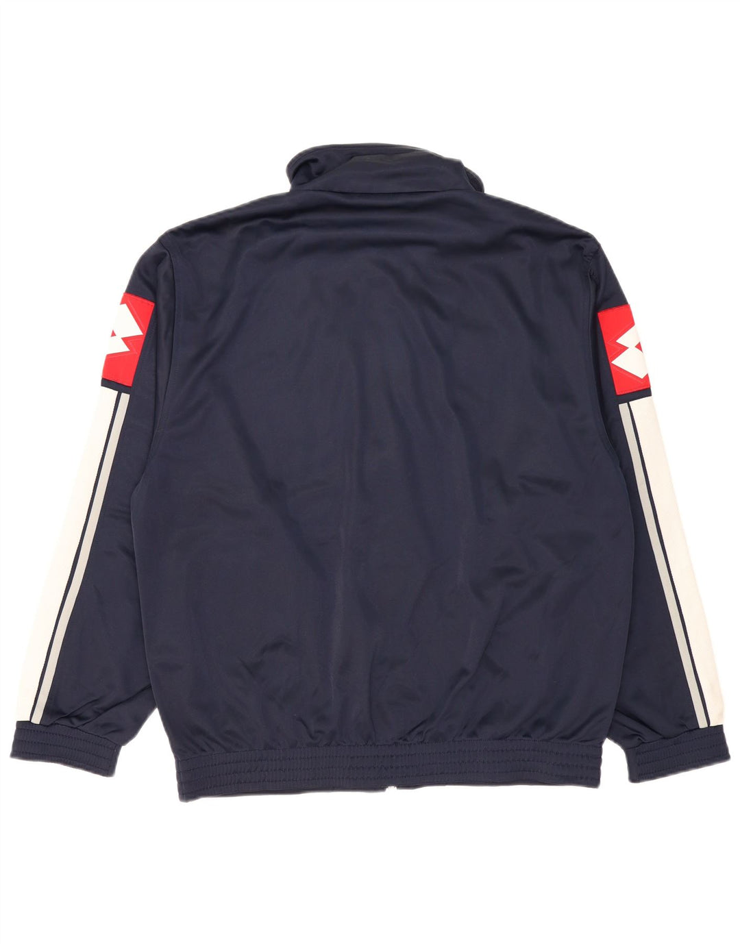 Lotto Herre grafisk træningsdragt Topjakke XL Marineblå Colourblock Polyester