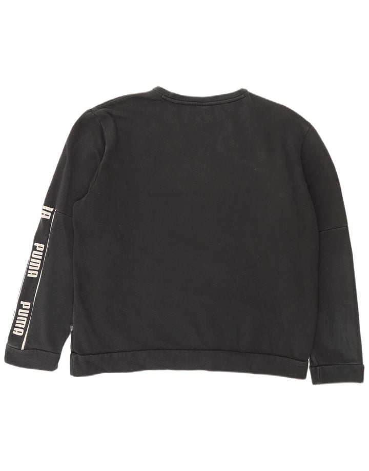 Puma Herre Grafisk Sweatshirt Jumper XL Sort Bomuld