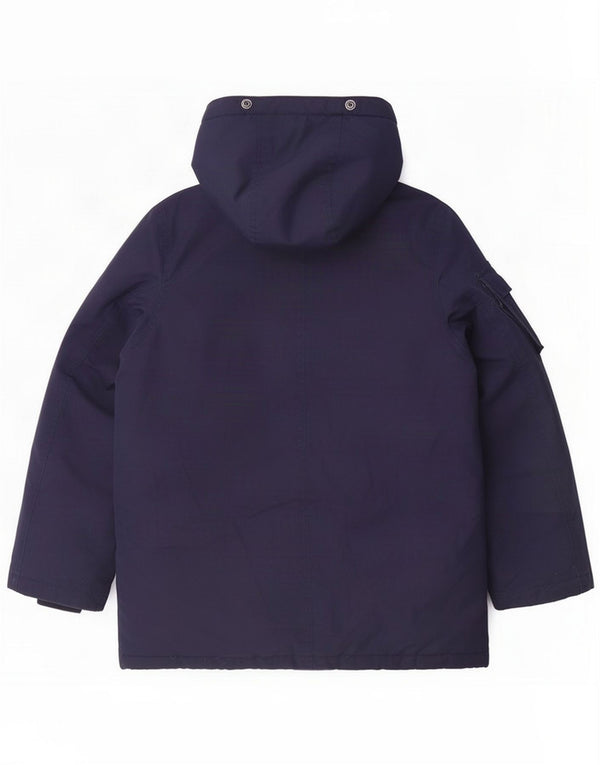 Polo Ralph Lauren Boys Hooded Padded Jacket 10-11 Years Medium Navy Blue