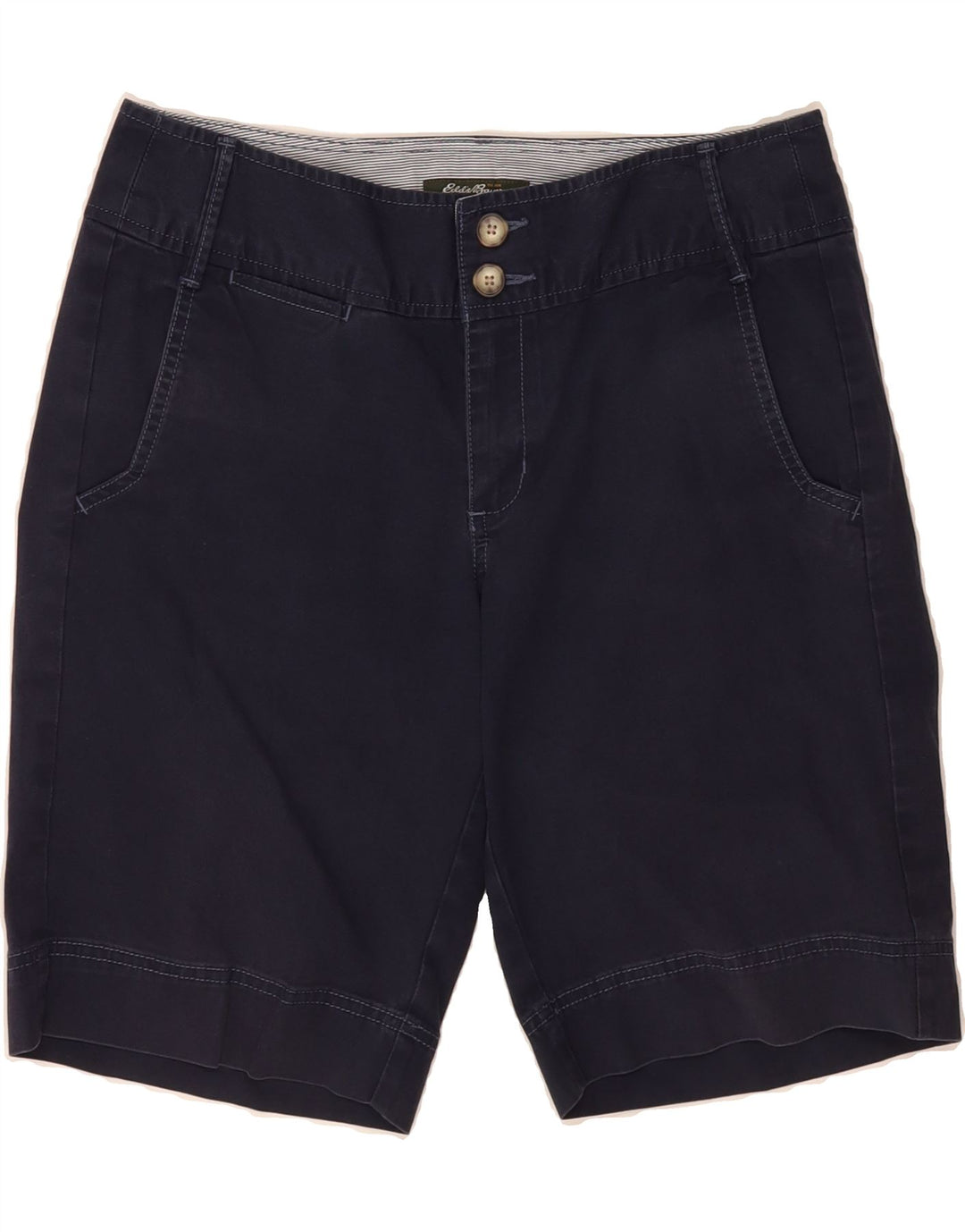 EDDIE BAUER Womens Blakely Fit Casual Shorts US 6 Medium W30  Navy Blue Vintage Eddie Bauer and Second-Hand Eddie Bauer from Messina Hembry 