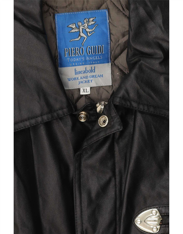 Piero Guidi Herre Utility Jacket UK 42 XL Sort
