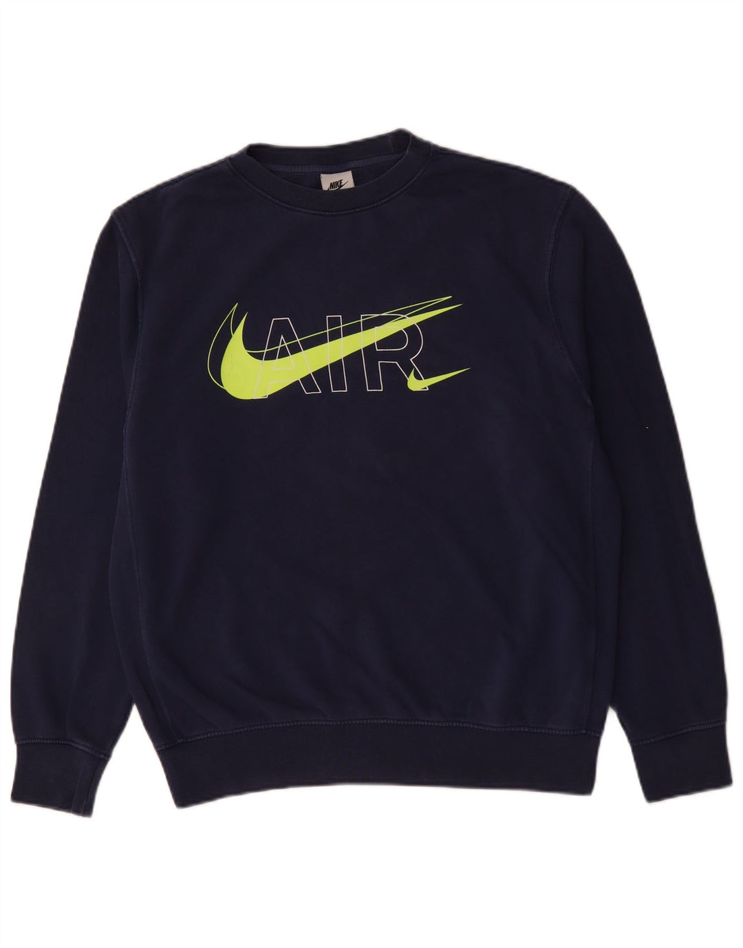 NIKE grafisk sweatshirt til mænd Medium marineblå bomuld
