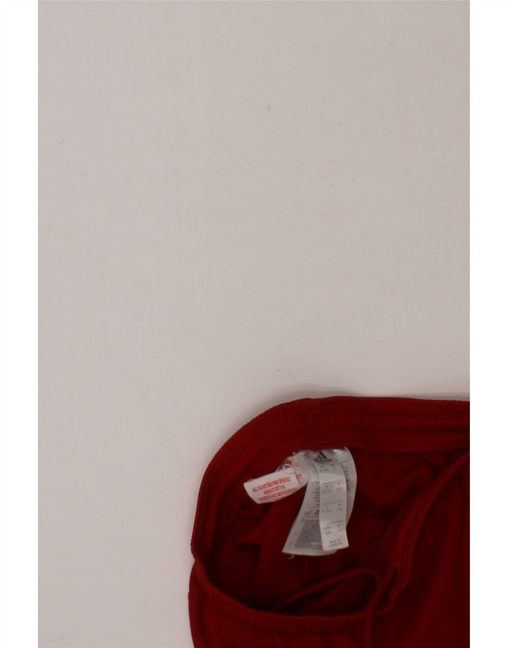 ADIDAS Boys Aeroready Sport Shorts 9-10 Years  Red Polyester Vintage Adidas and Second-Hand Adidas from Messina Hembry 