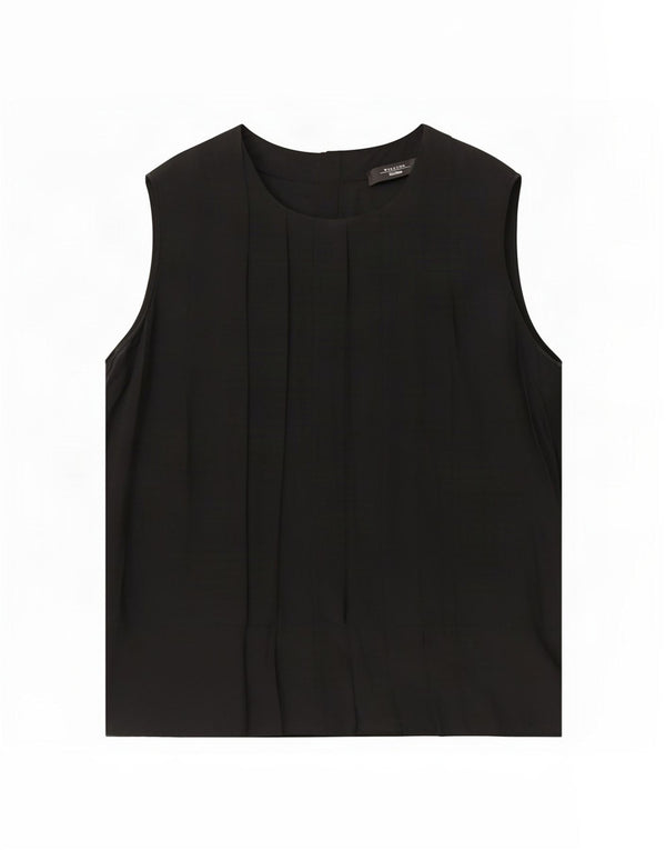 Max Mara Womens Weekend Sleeveless Blouse Top UK 16 Large Black