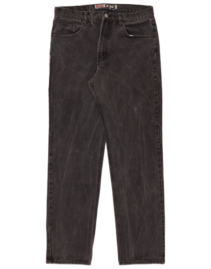 Jinglers Straight Jeans til mænd W35 L34 Grå bomuld