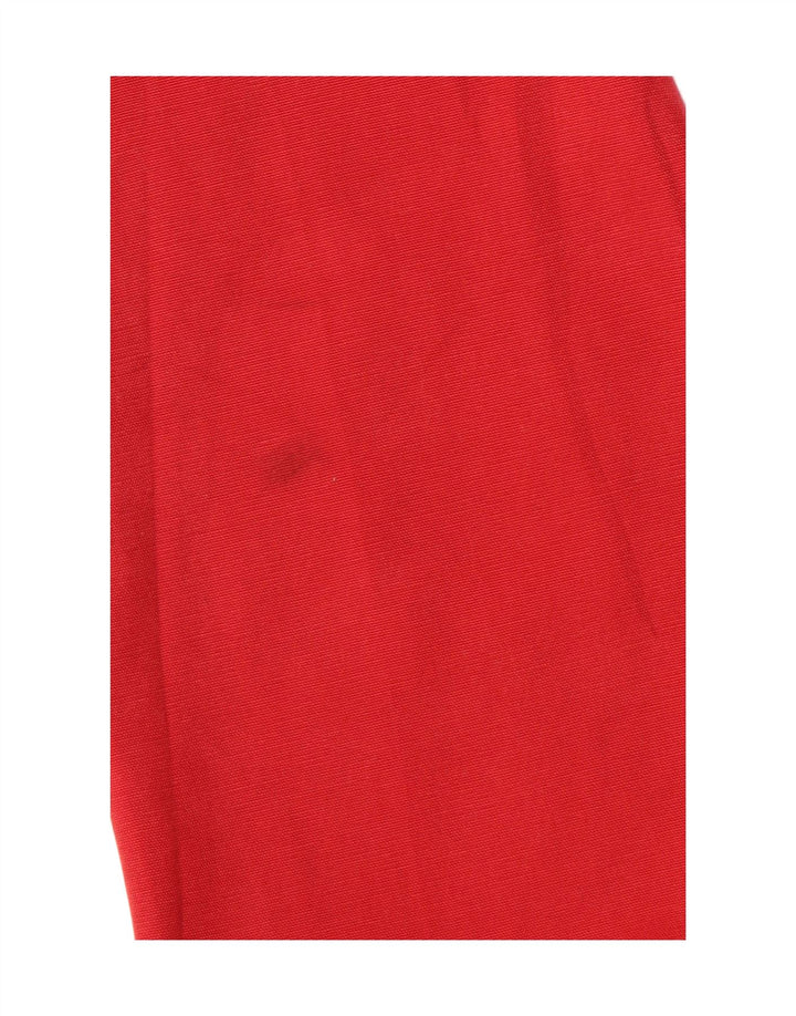 BEVERLY HILLS Womens Overcoat UK 10 Small Red Viscose