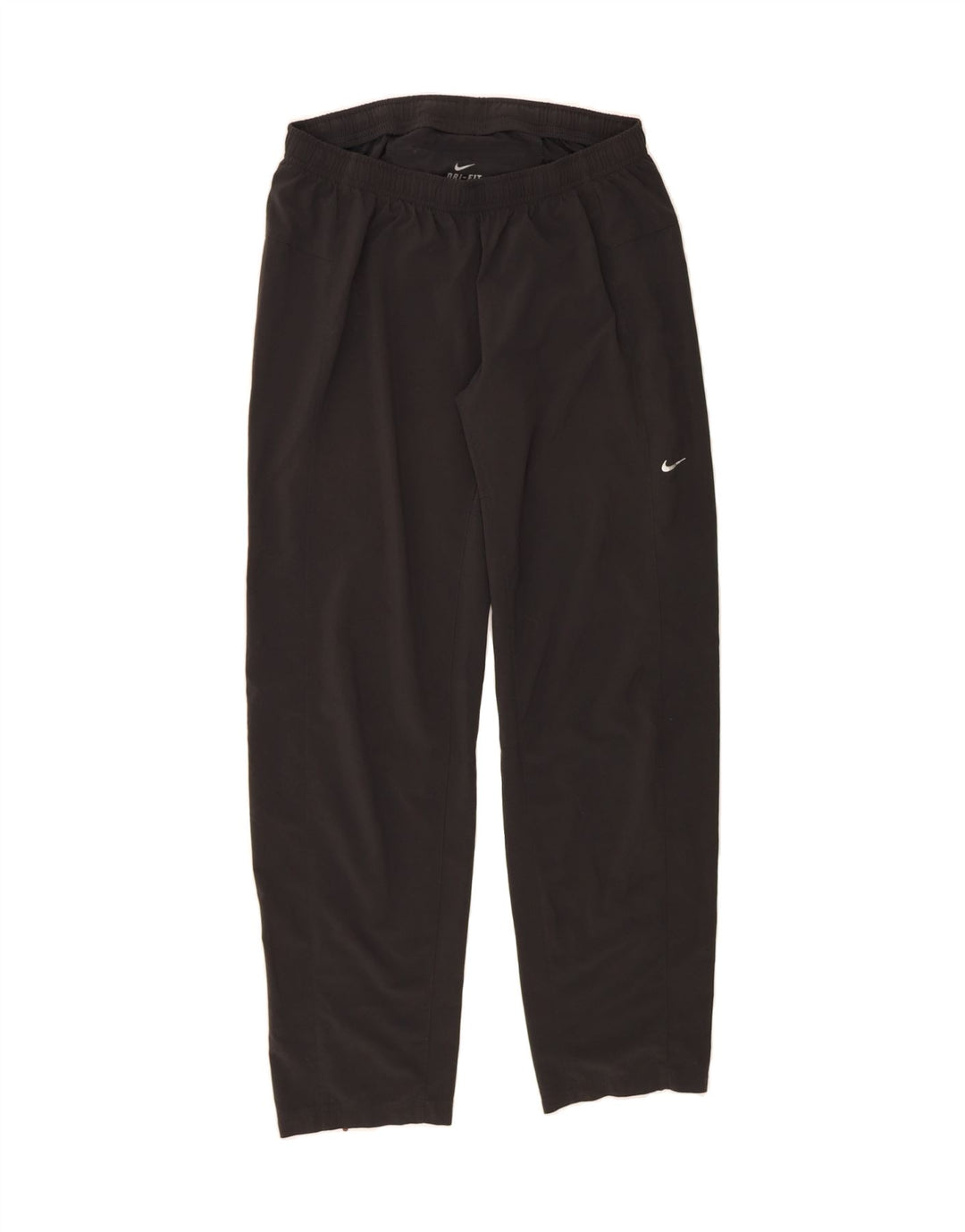 NIKE Womens Dri Fit Tracksuit Trousers UK 14 Medium Black Polyester Vintage Nike and Second-Hand Nike from Messina Hembry 