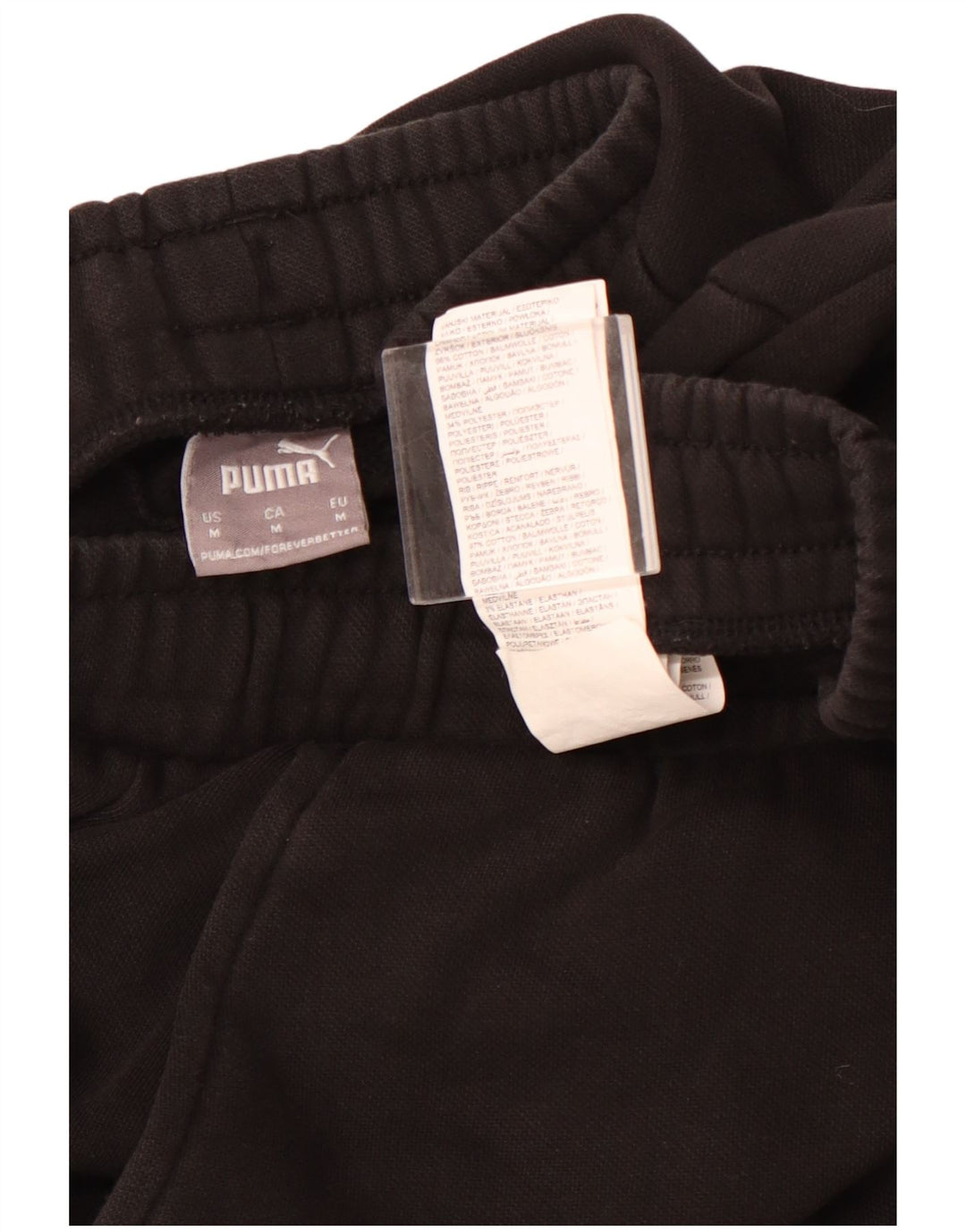 PUMA Træningsdragt til mænd Joggers Medium Sort Bomuld