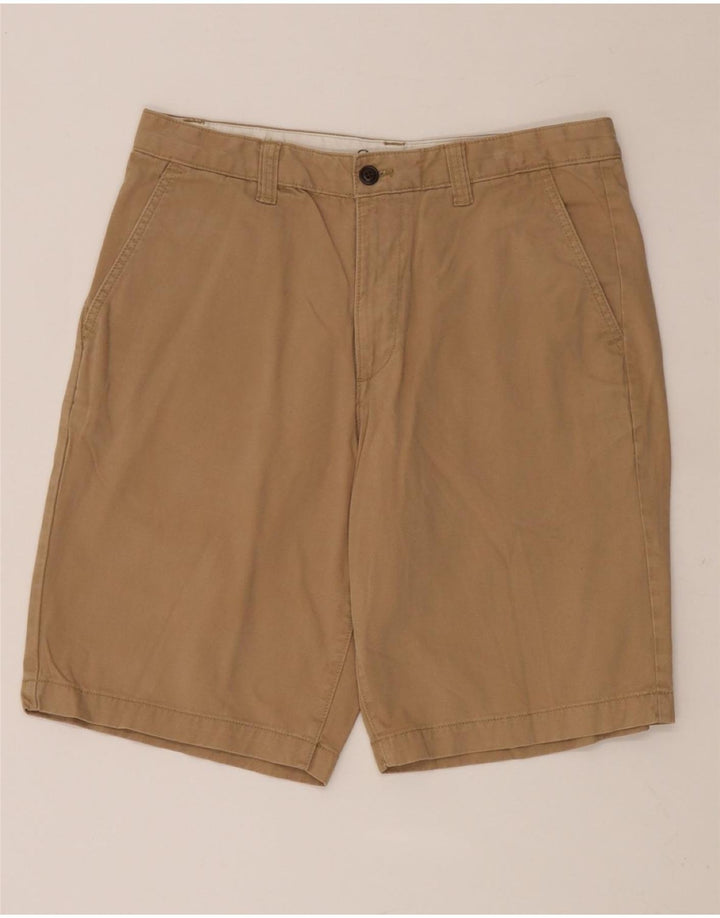 EDDIE BAUER Chino Shorts til mænd W33 Medium Khaki Bomuld