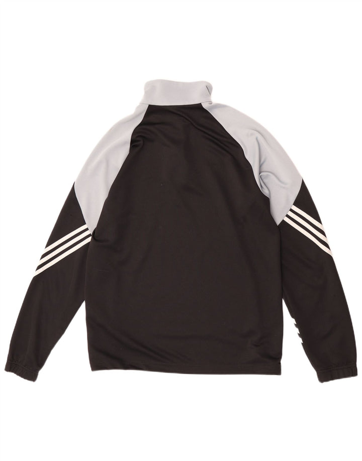 Adidas Herre Climalite Pullover Træningsdragt Top Medium Sort Colourblock