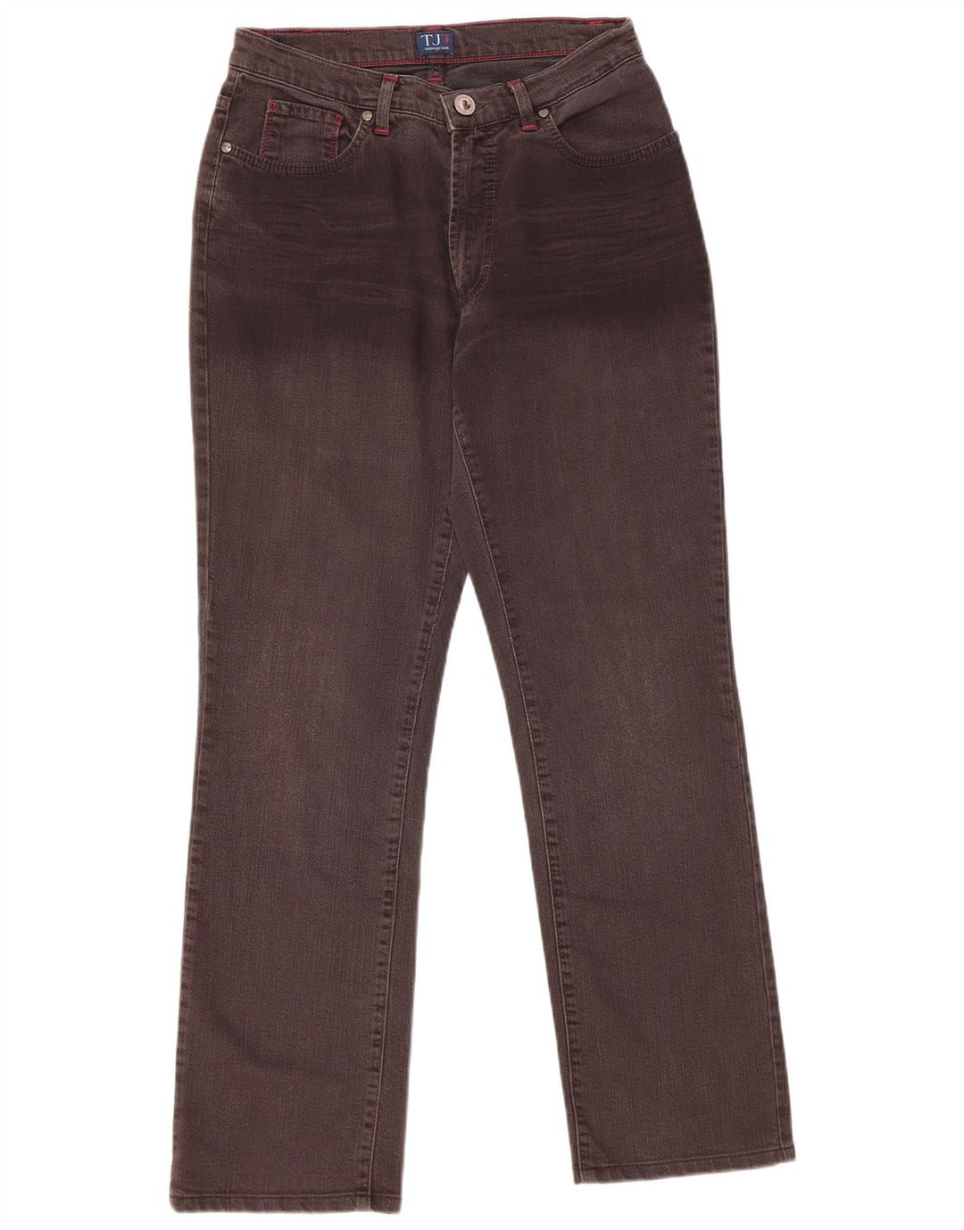 Trussardi lige jeans til kvinder W30 L29 brun bomuld