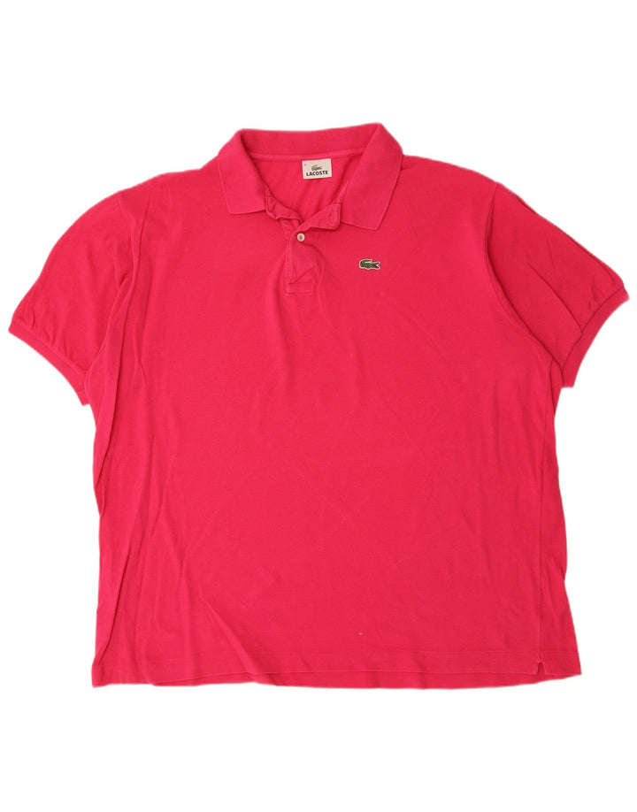 LACOSTE Poloshirt til mænd str. 9 5XL Pink Bomuld