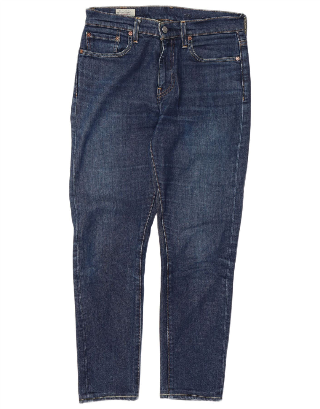 LEVI'S Herre 512 Slim Tapered Jeans W29 L27 Blå Bomuld
