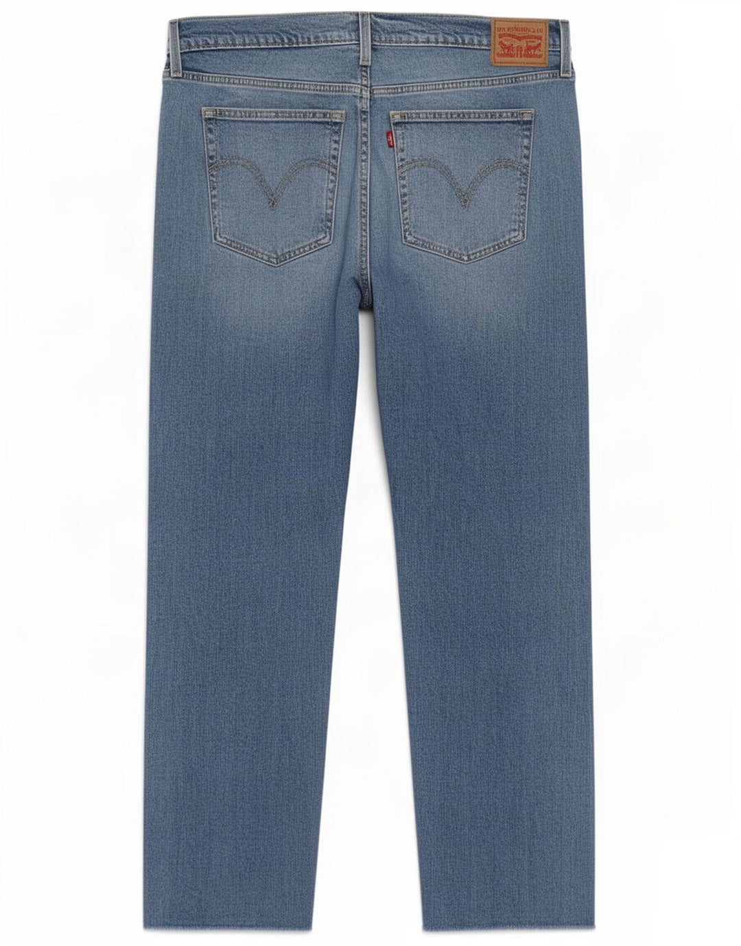 Levi's lige jeans til kvinder W34 L27 blå bomuld