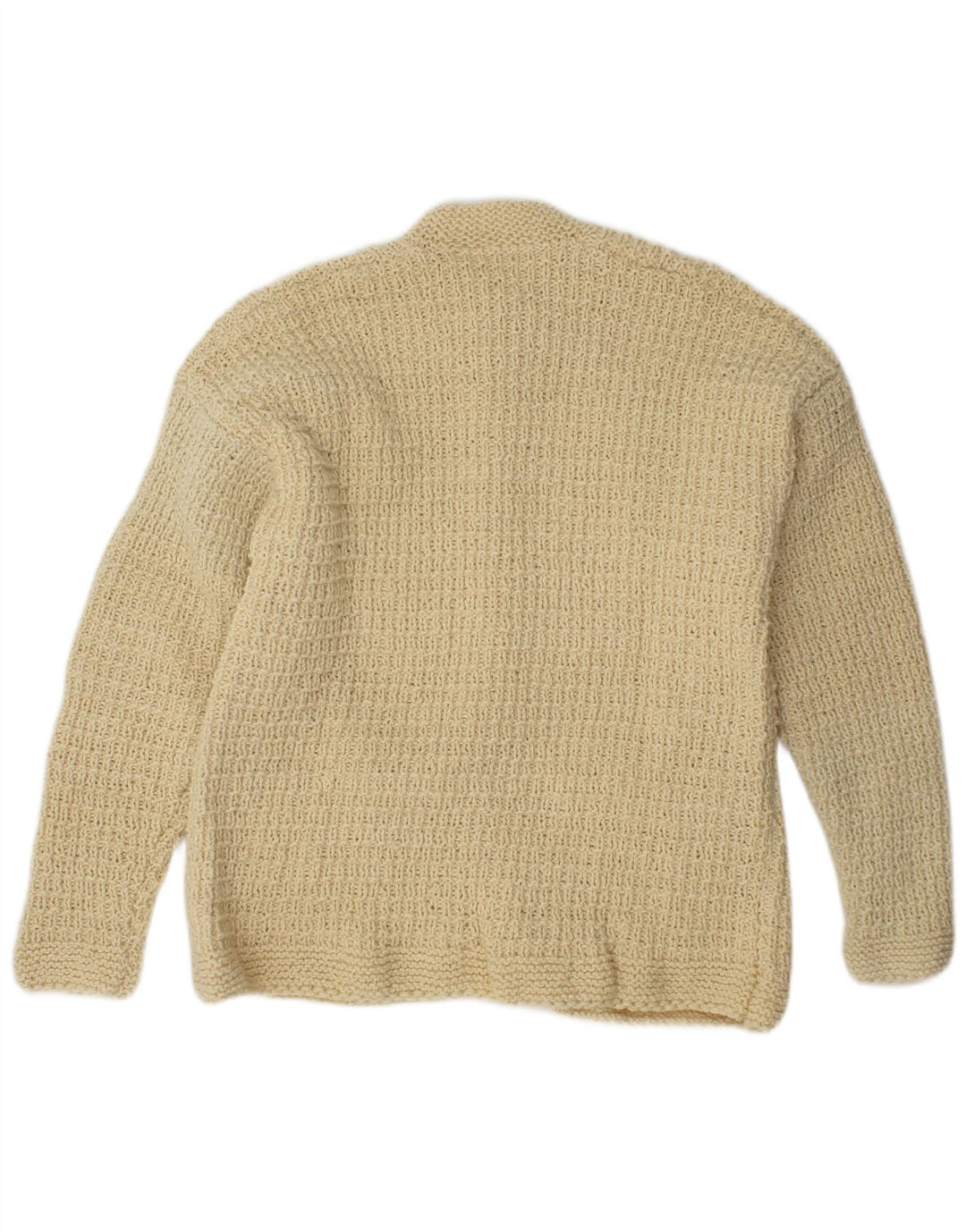 Vintage dame cardigan sweater UK 12 Medium Off White