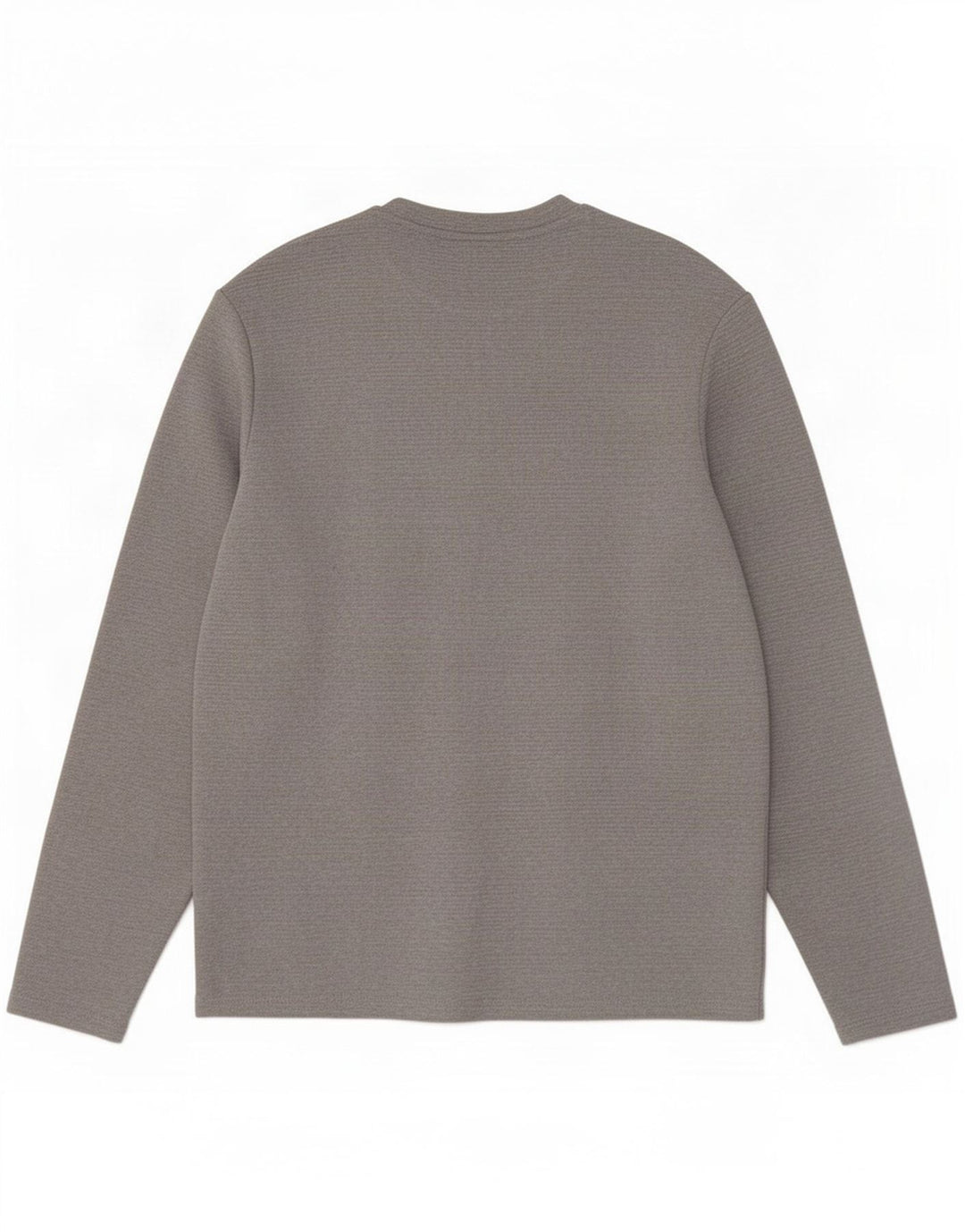Zara Herre Top Langærmet Mellemgrå Polyester