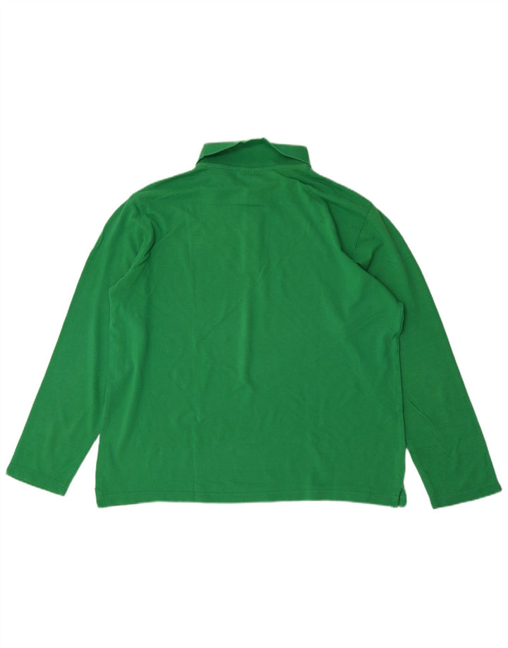 Kappa Langærmet Polo Shirt til mænd Large Green