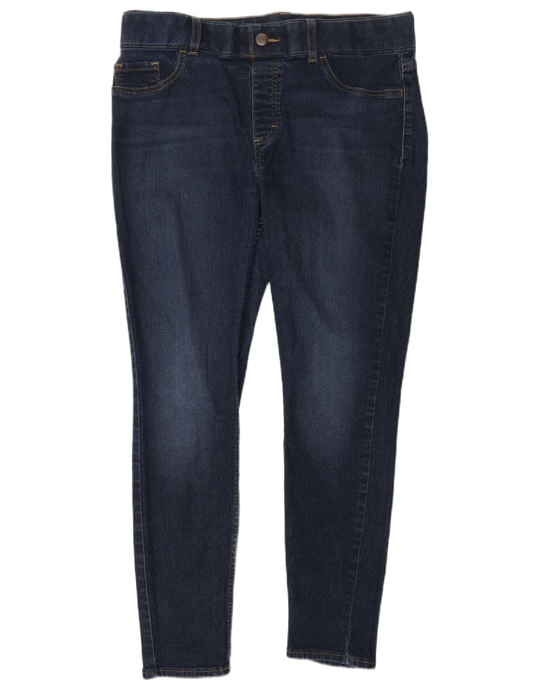 Lee Dame Skinny Jeans Large W34 L30 Marineblå Bomuld