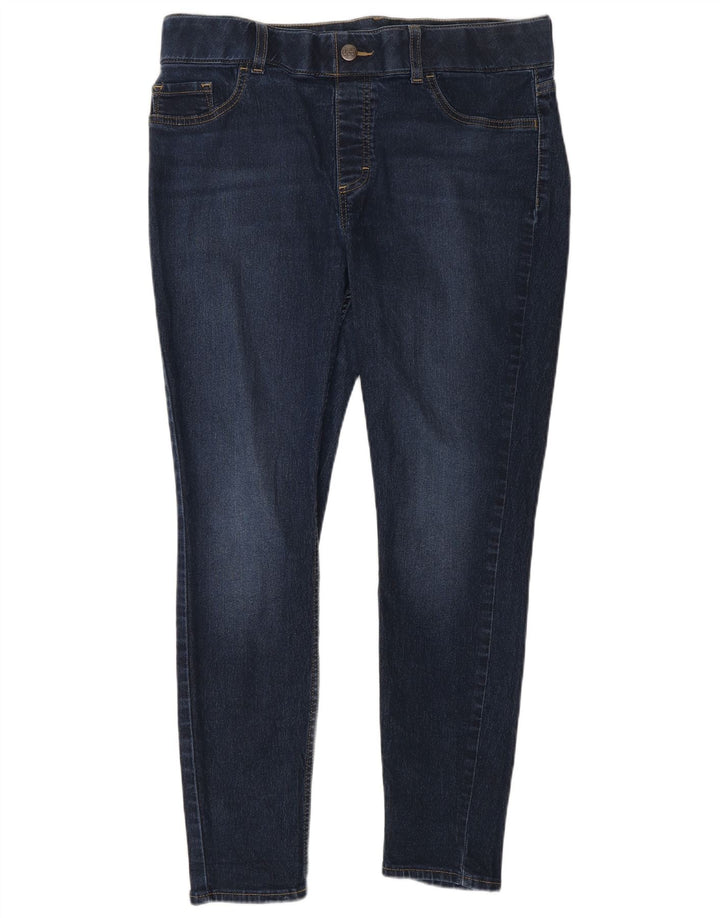 Lee Dame Skinny Jeans Large W34 L30 Marineblå Bomuld