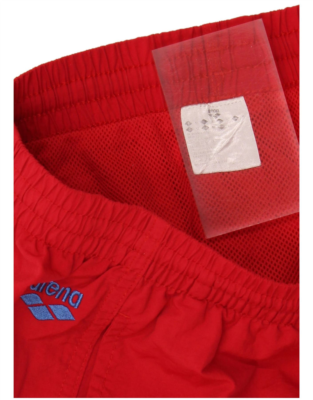 ARENA Mens Graphic Sport Shorts Medium Red Nylon