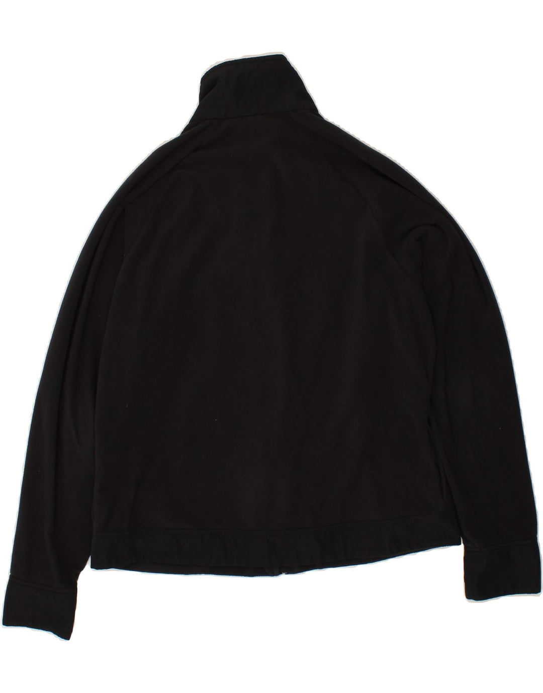 REEBOK Womens Fleece Jacket UK 18 XL Black Polyester Vintage Reebok and Second-Hand Reebok from Messina Hembry 