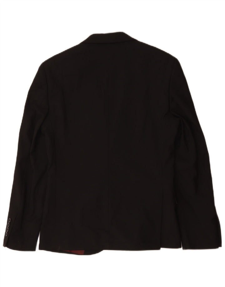 Marks & Spencer Herre 2-knap Skinny Fit Blazer-jakke UK 34 XS Sort