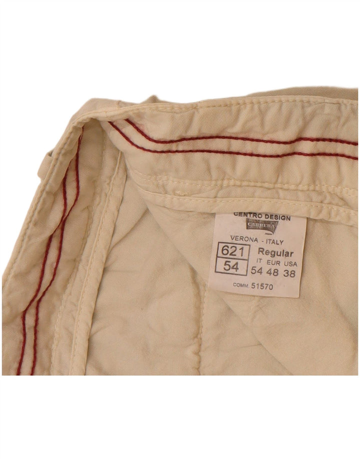 CARRERA Chino Shorts til mænd IT 54 2XL W38 Beige Bomuld
