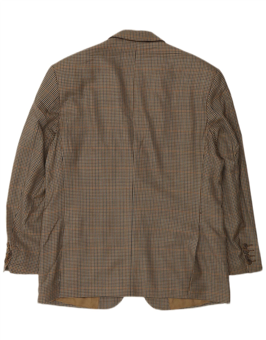 Marks & Spencer Herre 2-knaps blazerjakke UK 40 Medium Beige ternet uld