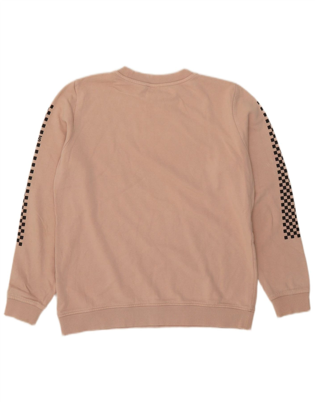 Vans Dame Grafisk Oversized Sweatshirt Jumper UK 10 Small Pink
