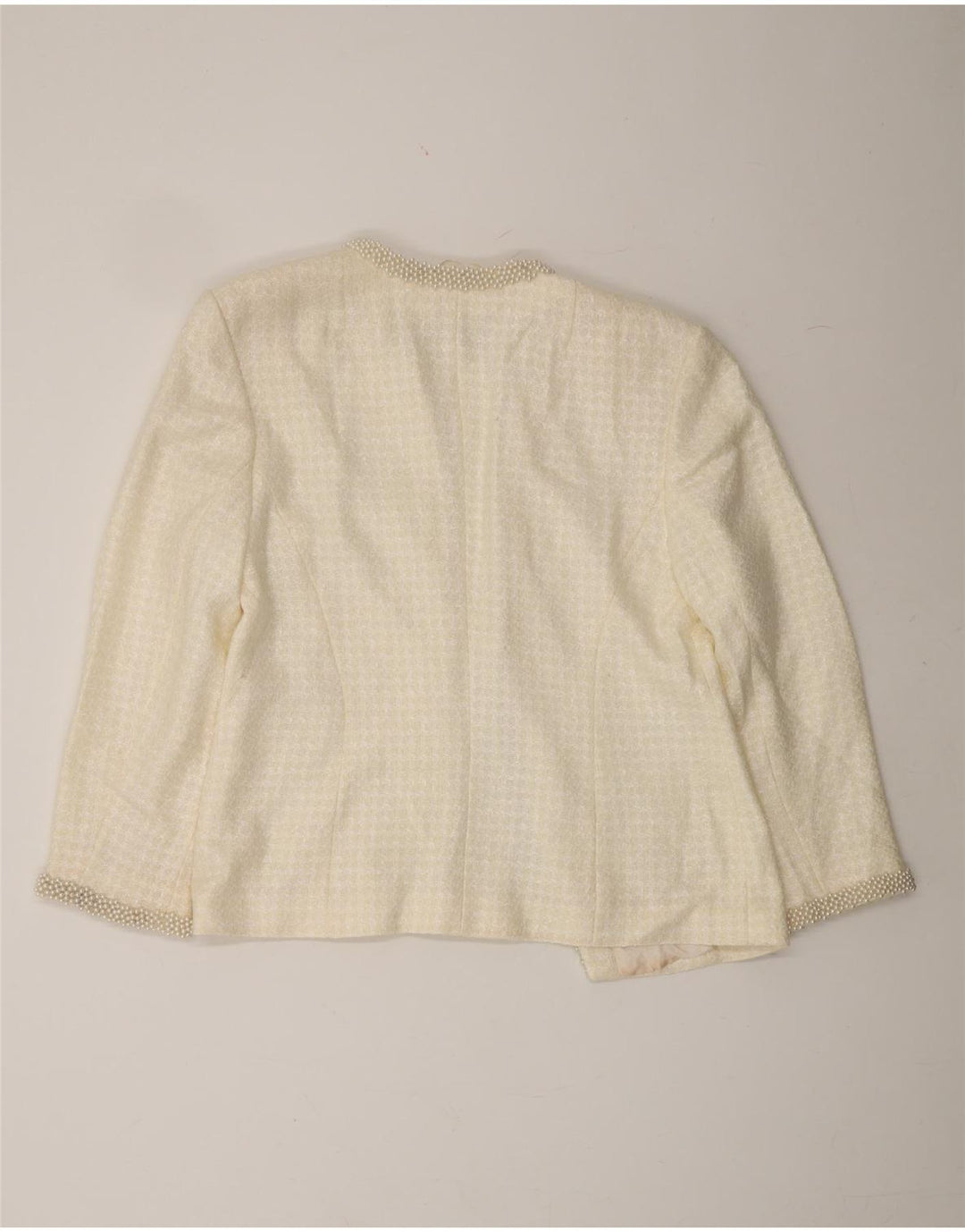 LA MODE SMARTI Womens Blazer Jacket EU 40 Medium Off White Vintage La Mode Smarti and Second-Hand La Mode Smarti from Messina Hembry 