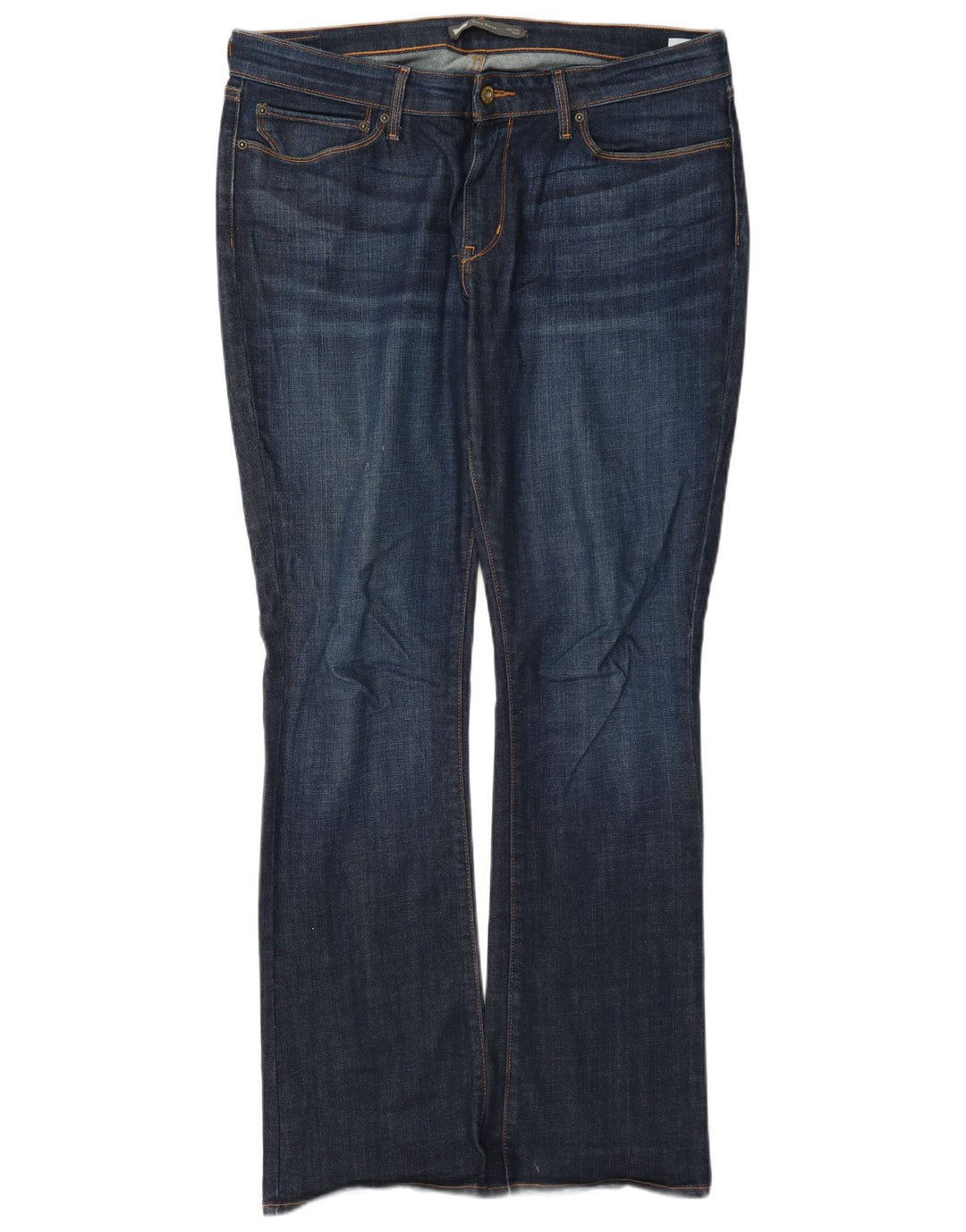 Levi's Dame Mid Rise Bootcut Jeans W33 L32 Marineblå Bomuld