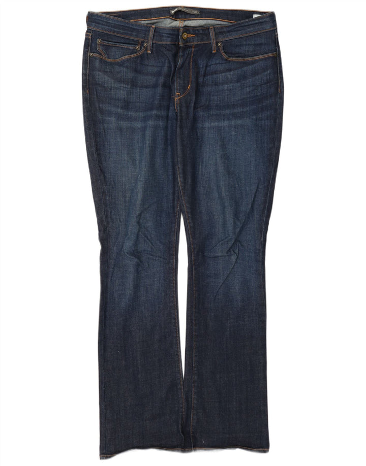 Levi's Dame Mid Rise Bootcut Jeans W33 L32 Marineblå Bomuld